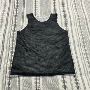 DSG Black Reversible Mesh Kids Basketball Jersey